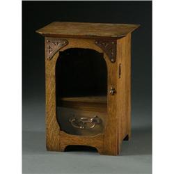 TOBACCIANA/SMALL OAK PIPE CABINET
