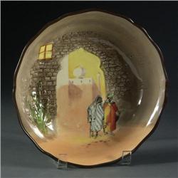 ROYAL DOULTON ORIENTALIST MOORISH PORCELAIN BOWL