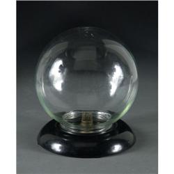 VINTAGE GLASS FLOWER GLOBE