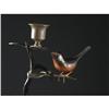 Image 2 : JAPANESE CAST BRONZE BIRD CANDLE HOLDER