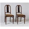Image 1 : PAIR CIRCA 1930 BELGIAN ART DECO SIDE CHAIRS