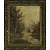 Image 1 : OIL RIVER LANDSCAPE ANTIQUE