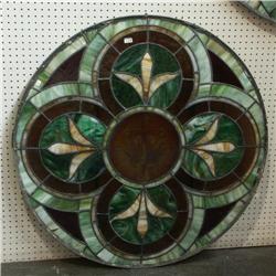 CATHEDRAL STAINED GLASS WINDOW CHICAGO IRON WORKS