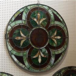 CATHEDRAL STAINED GLASS WINDOW CHICAGO IRON CO