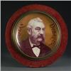 Image 1 : PORCELAIN PORTRAIT PLATE BELGIAN MAN OF INDUSTRY