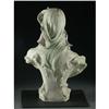 Image 2 : ART NOUVEAU BISQUE OR CLAY FEMALE BUST STATUE