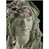 Image 3 : ART NOUVEAU BISQUE OR CLAY FEMALE BUST STATUE
