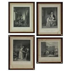 FOUR LITHOGRAPHS FRANZ SERAPH HANFSTAENGL