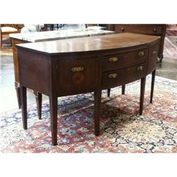 C. 1830 AMERICAN LATE FEDERAL MAHOGANY SIDEBOARD