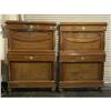Image 1 : CIRCA 1900 PAIR FRENCH EMPIRE TWIN BEDS