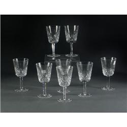 WATERFORD LISMORE CRYSTAL WATER GLASSES