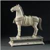 CHINESE IVORY HORSE SCULPTURE 1979