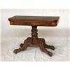 Image 1 : AMERICAN FEDERAL CIRCA 1830-50 MAHOGANY GAME TABLE