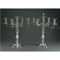 ELKINGTON SILVER COMPANY CANDELBRA