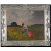 Image 2 : OIL ANTAL NEOGRADY LANDSCAPE VICTORIAN WOMAN