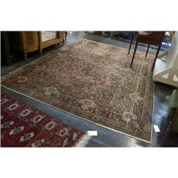 C. 1920-30 AMERICAN MACHINE WOOL CARPET 11.7 X 8.7