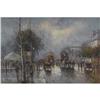 Image 1 : OIL JOHNNY GASTON PARISIAN STREET SCENE