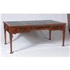 Image 1 : CHIPPENDALE STYLE MAHOGANY PARTNER'S DESK