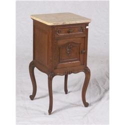 CIRCA 1890 FRENCH LOUIS XV OAK NIGHTSTAND