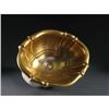 Image 1 : SHERLE WAGNER BURNISHED GOLD PORCELAIN SHELL BASIN