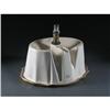 Image 2 : SHERLE WAGNER BURNISHED GOLD PORCELAIN SHELL BASIN