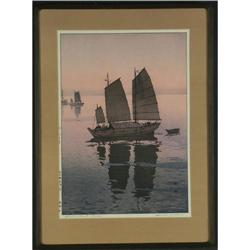 JAPANESE WOODBLOCK HIROSHI YOSHIDA