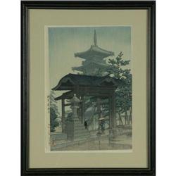 JAPANESE WOODBLOCK HASUI KAWASE