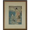 Image 1 : JAPANESE WOODBLOCK KUNISADA UTAGAWA