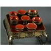 Image 2 : JAPANESE LACQUER CHILD'S GIRL'S DAY TEA SET