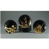 Image 1 : BLACK LACQUER YASUDA SHOWA PERIOD PLATES