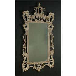 MIRROR IN ASIAN STYLE CARVED FRAME