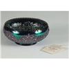 Image 1 : FENTON AMETHYST CHERRY CHAIN CARNIVAL GLASS BOWL