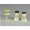 Image 1 : MISSOURI SOUVENIR CUSTARD GLASS SALT & PEPPER, CUP