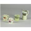Image 1 : FOUR PIECES SOUVENIR CUSTARD GLASS