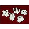 Image 1 : FRENCH HAVILAND PORCELAIN CHRISTMAS ORNAMENTS