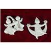 Image 2 : FRENCH HAVILAND PORCELAIN CHRISTMAS ORNAMENTS