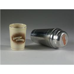 OVALTINE DRINK MIXER AND ENGLISH TUMBLER