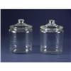 TWO GLASS COOKIE JARS