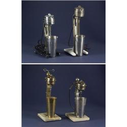 FOUR MILKSKHAKE MIXERS HAMILTON BEACH GILCHRIST