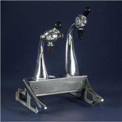 VINTAGE DUAL HEAD SODA FOUNTAIN TAP