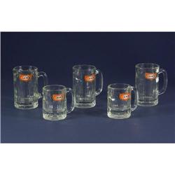 MAP OF STATES LOGO A&W ROOT BEER GLASS MUGS