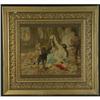CHROMOLITHOGRAPH VINTAGE VICTORIAN WOMAN OLD FRAME