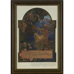 PHOTOLITHOGRAPH MAXFIELD PARRISH ''DJER-KISS''