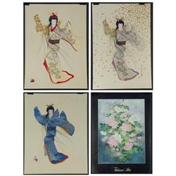 FOUR ASIAN PRINTS OTSUKA & TATSUO ITO