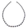 Image 1 : Natural 17.76 CTW Ruby & Diamond Necklace 14K White Gold - REF-951M3F