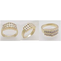 Lady's Diamond Ring Invisible Set