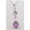 Image 1 : Amethyst & Iolite Pendant