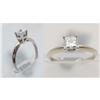 Image 1 : Solitaire diamond engagement ring