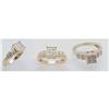 Image 1 : Diamond Ring Princess cut Invisibles