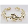 Image 1 : 14kt dolphin bracelet